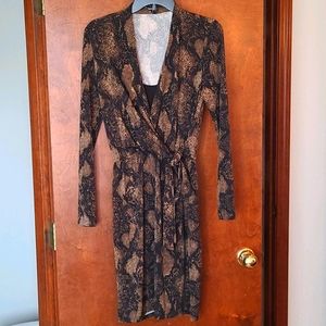 Tahari Snake print dress